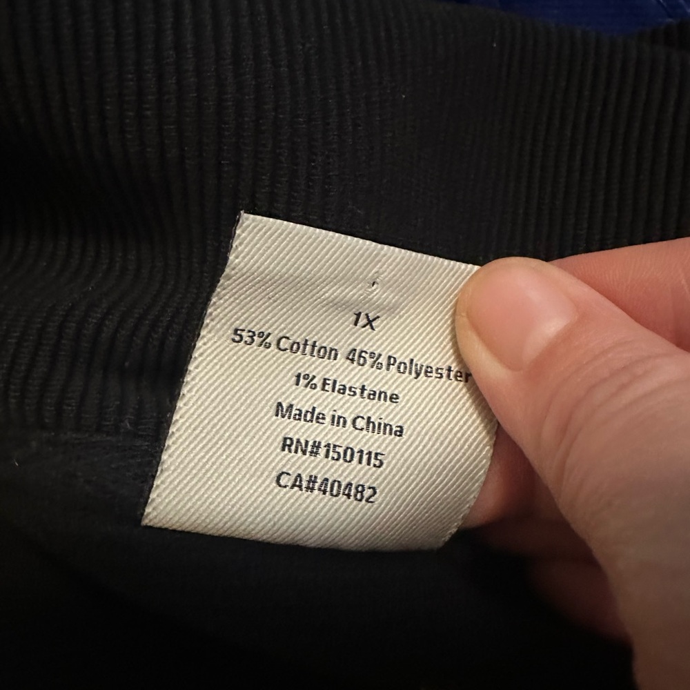 Varley Vine Pullover Sweatshirt in Black Size 1X - Picture 5 of 5